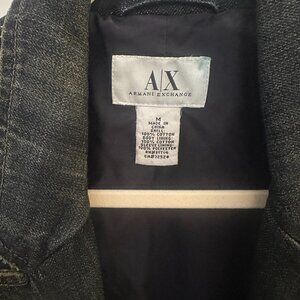 Armani Exchange A|X Vintage Denim Blazer Jacket - Men’s Size M - 100% Cotton